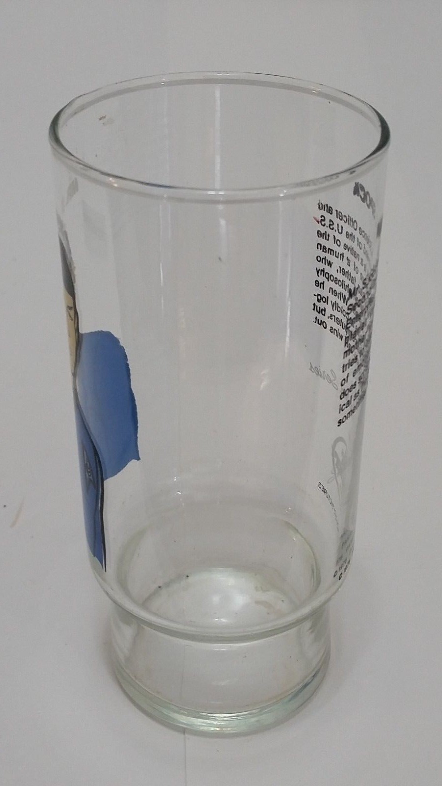 Star Trek Mr. Spock Glass Dr. Pepper 1976 Paramount Pictures Collector's Series