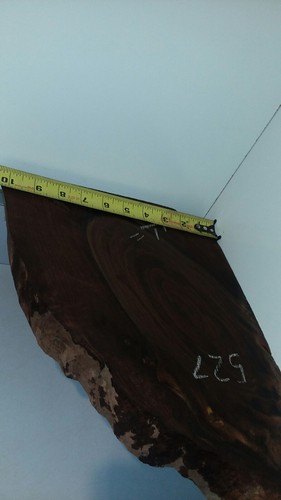 Pacific Blk. Walnut corner shelves, live edge, root slabs 2 pc.