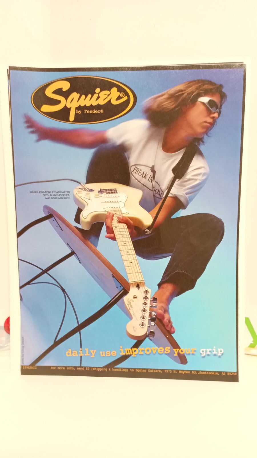 FENDER PRO TONE SQUIER GUITARS 1997 STRATOCASTER - 11X8