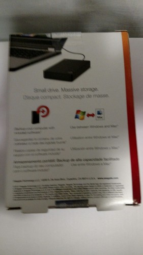 Seagate 4TB Backup Plus Portable Hard Drive - STDR4000100 - Black