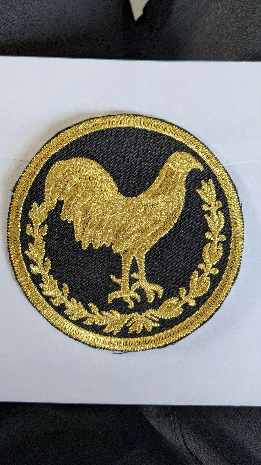 Rooster gallo iron on patch