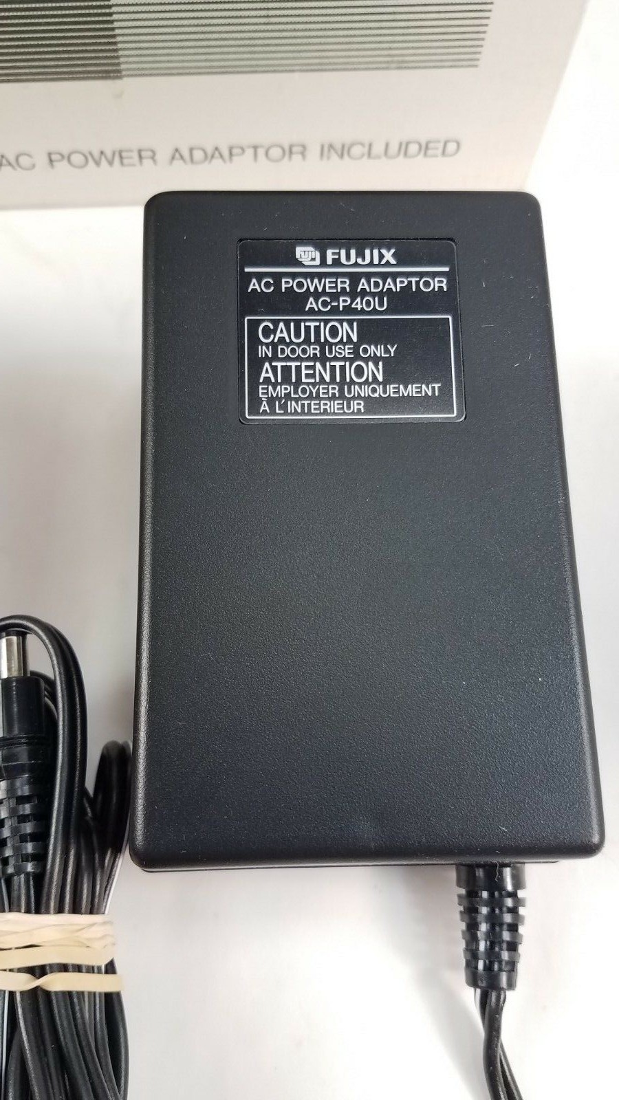 Fujix Handy Projector P-40U AC Power Adapter WORKS MINT CONDITION Original Box