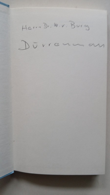 Friedrich DÃRrenmatt - Der Besuch Der Alten Dame - Envoi SignÃ© Autographe 1964
