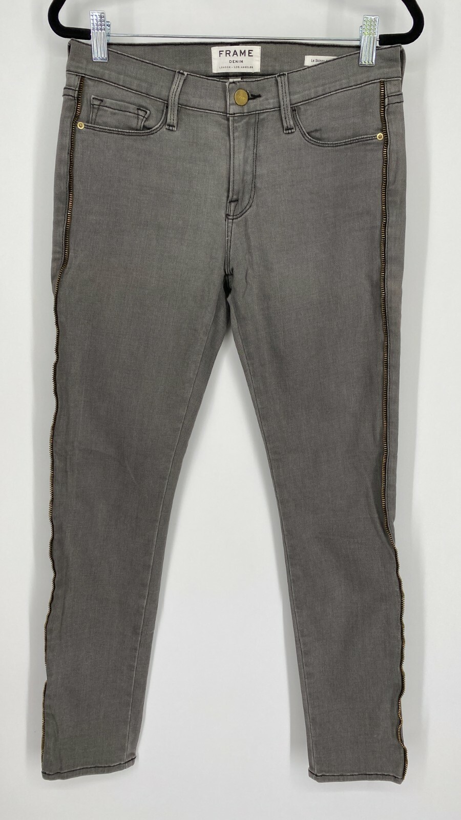 デニム・ジーパン [SCULPTOR]Beaded Layered Denim Pants Nonfade Gray Beaded Layered Denim Pants Nonfade Gray – SCULPTOR JAPAN