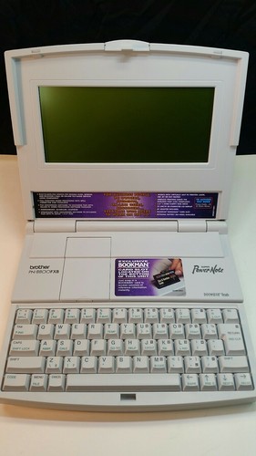 Vtg Brother Super Powernote PN-8800 FXB Personal Computer , manual, case, Floppy