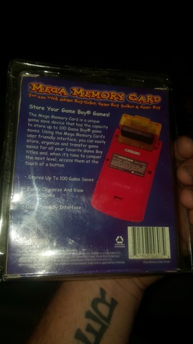 Brand New Gameboy Color MEGA MEMORY CARD ~ Stores up yo 100 Game Saves ~ RARE!