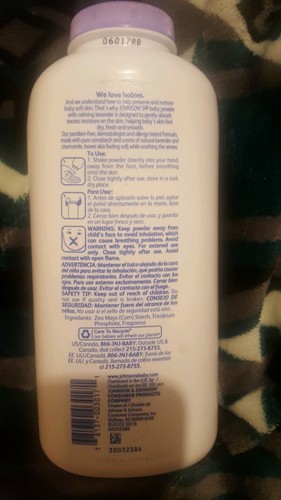 Johnson's Calming Lavender baby powder 15 oz