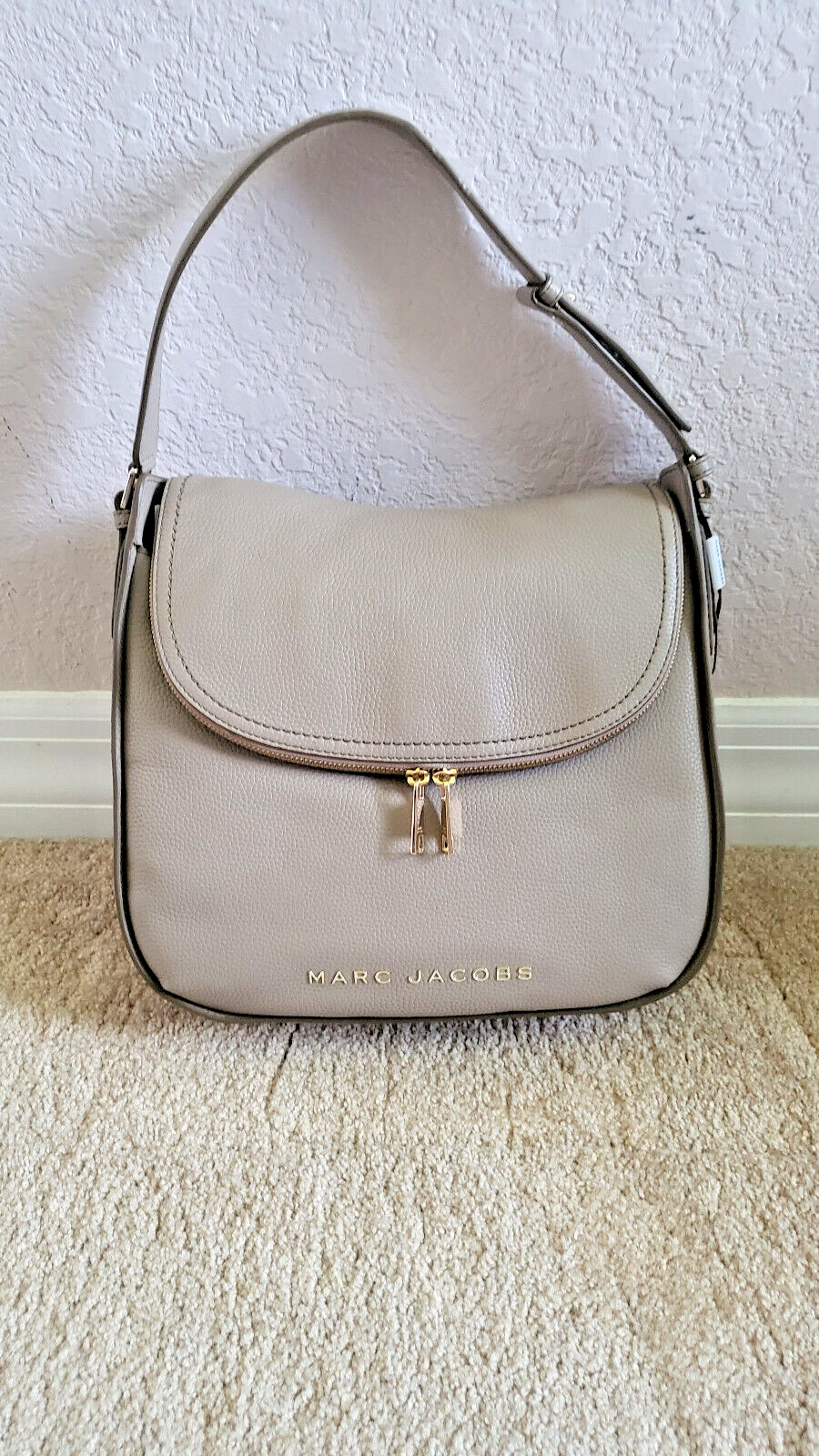 Marc Jacobs The Groove Flap Hobo Leather Shoulder Bag NWT | eBay