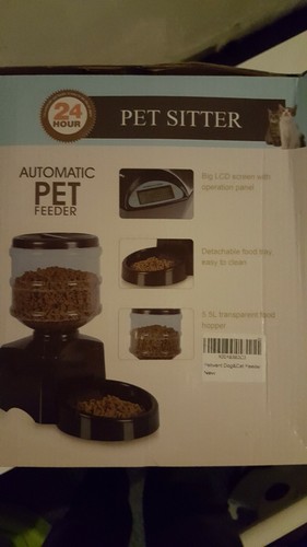Programmable Electronic portioned automatic pet feeder Pet Sitter