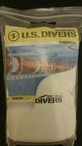 U. S. Divers Swim Thermal Swim Cap Adult White
