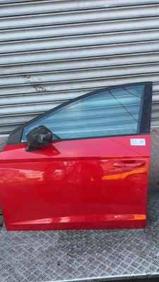 SEAT LEON MK3 DOOR FRONT PASSENGER SIDE LS3H RED 2012-2020