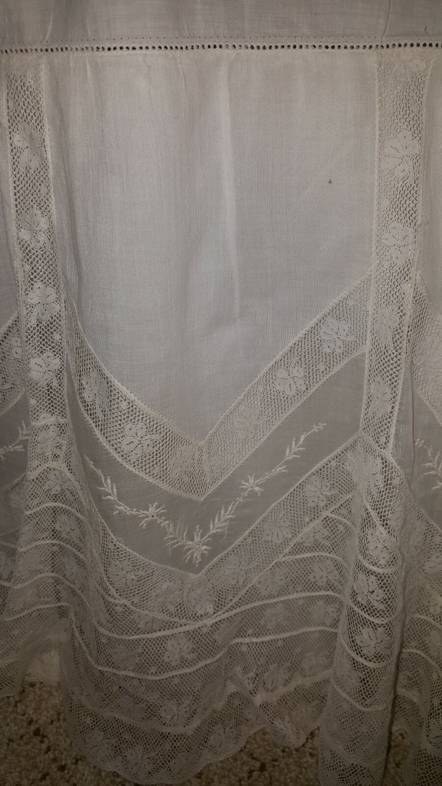 Edwardian Lace Petticoat - Beautiful detail!
