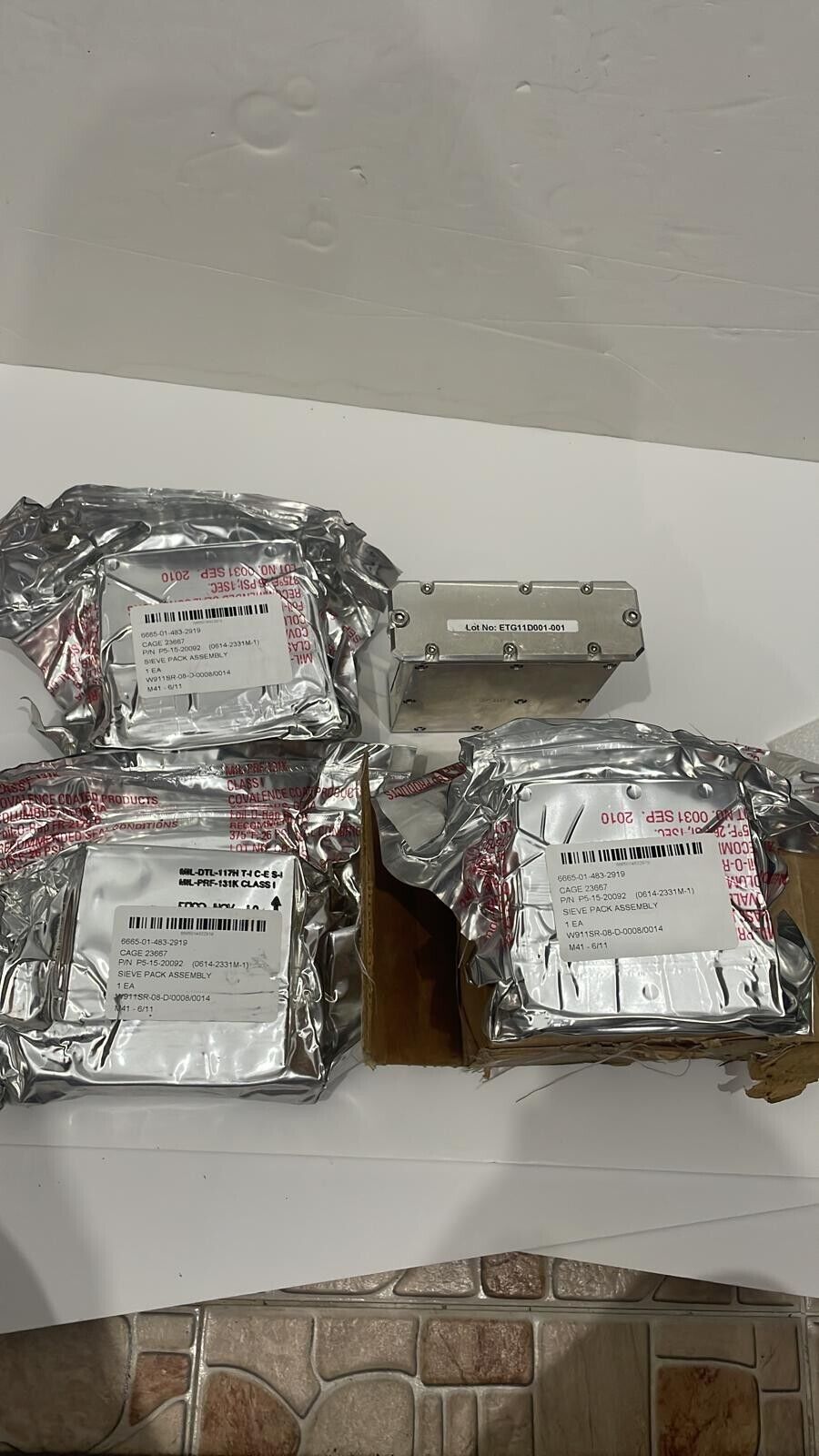 SIEVE PACK OYFJ4 & 2600 ASSEMBLY NSN 6665-01-483-2919 | eBay SIEVE PACK OYFJ4 & 2600 ASSEMBLY NSN 6665-01-483-2919 | eBay