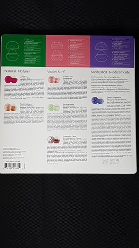 EOS Lip Balm 6 Pack Wildberry,Ginger,Coconut Milk,Cucumber,Peppermint,Chamomile