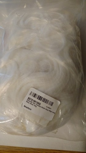Cosplay Silver White  Wig Long Wavy