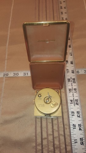 Vintage Seth Thomas Travel Fold Up Alarm Clock