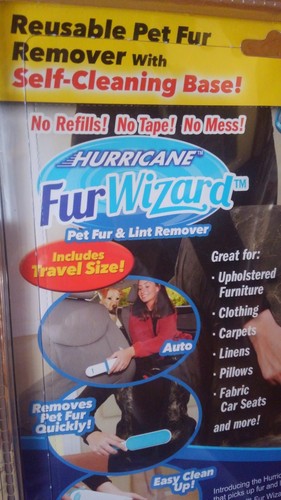 + FREE GIFT FUR WIZARD Hurricane Pet Hair Lint Remover AS SEEN ON TV PET cat dog
