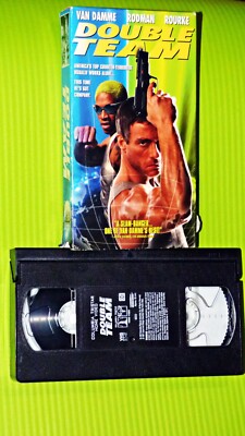 Double Team VHS 1997 Jean-Claude Vandamme Dennis Rodman Tested Wrks Ex-rental
