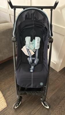 Cybex Libelle Lightweight Travel Baby Stroller with Ultra Compact Carry On Navy