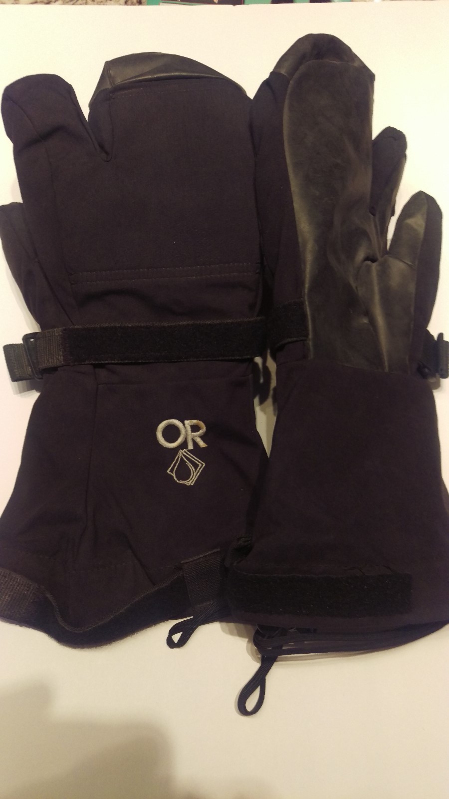Outdoor Research Military Issue Black Gloves Size X-Large Removeable Lining