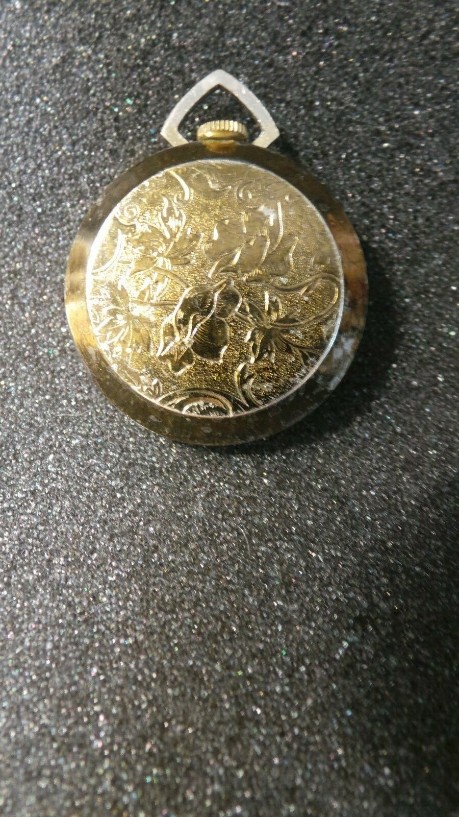 SWISS MADE LUCERNE PENDANT WATCH GOLD TONE