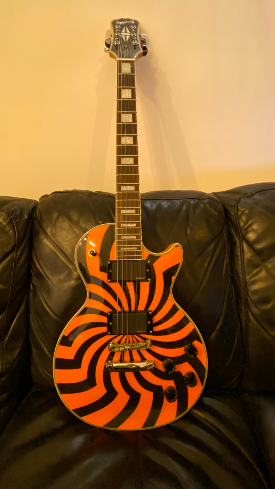 ギター Epiphone Zakk Wylde Les Paul Custom Epiphone Zakk Wylde Signature Les Paul Custom | Reverb