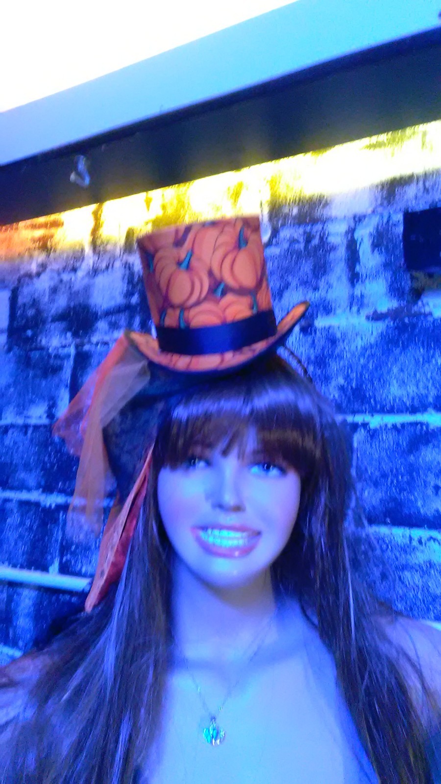 Ladies veiled Fascinator Top Hat / with matching Clutch - Burlesque - Victorian