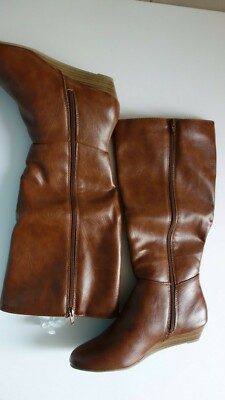 SO SHIBAINU Color: COGNAC SIZE 8 Women's Knee High Boots $69.99