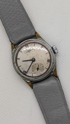 Unrestored German 1950s Mechanical Watch, Runs!
