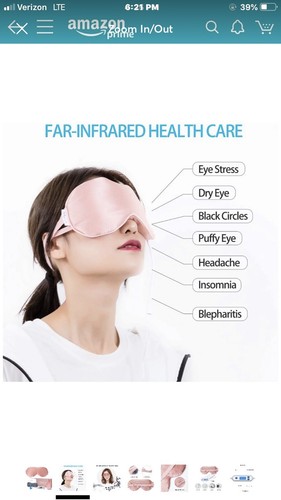 Flying Colors Heated Eye Mask