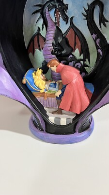 Jim Shore Sleeping Beauty; True Loves Kiss Maleficent Headdress Figurine; NIB