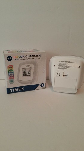 Timex T104WX - Color Changing Dual Alarm Travel Clock