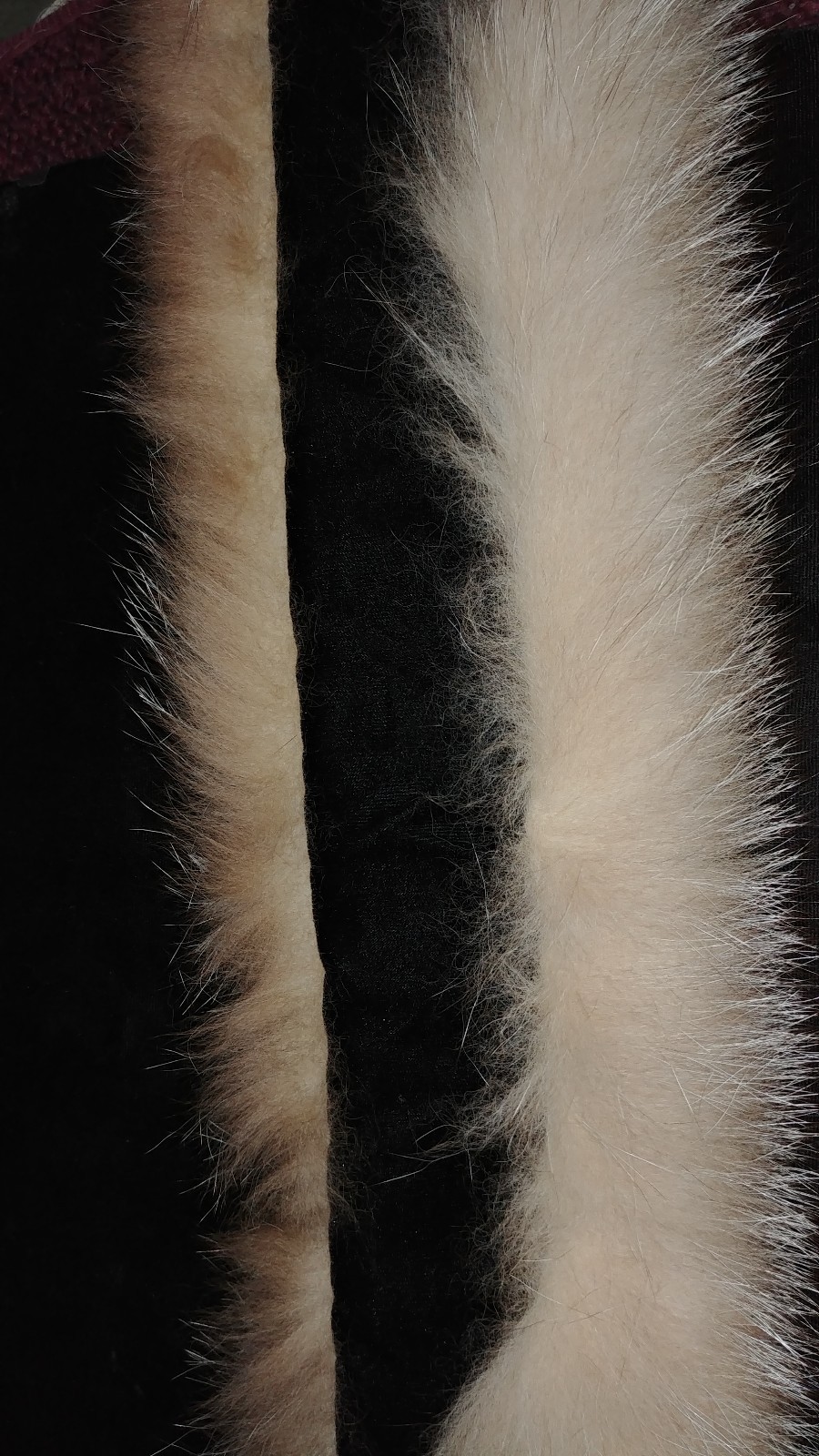 vintage  Lovely lined Red Fox collar  6 x 26 so soft and awesome