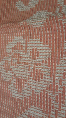 Vintage MCM Cannon His & Hers Hand Towel Lot Of 3 Yellow Pink Coral Melon Flower