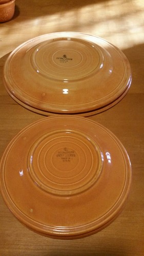 Homer Laughlin Vintage Floral Embossed Pumpkin Oven Serve Set 13 Pieces