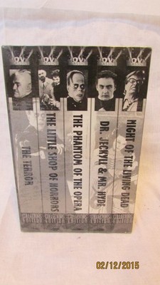 Horror Classics: The Phantom of the Opera, The Terror, The Little Shop of Horror