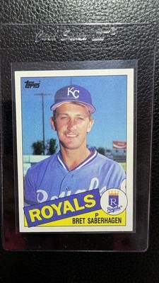 1985 TOPPS #23 BRET SABERHAGEN ROOKIE CARD KANSAS CITY ROYALS