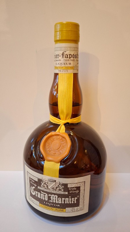 Sammler Flasche Grand Marnier Lapostolle Liqueurs Cordon Jaune Triple Orange 40%