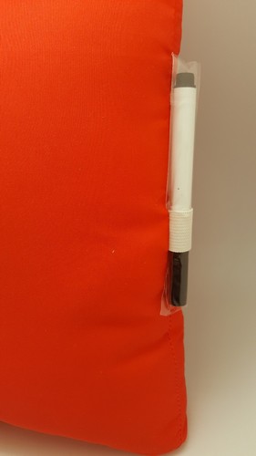 Etch A Sketch Autograph Pillow with Marker Birthday Parties Sleepovers Camp Red