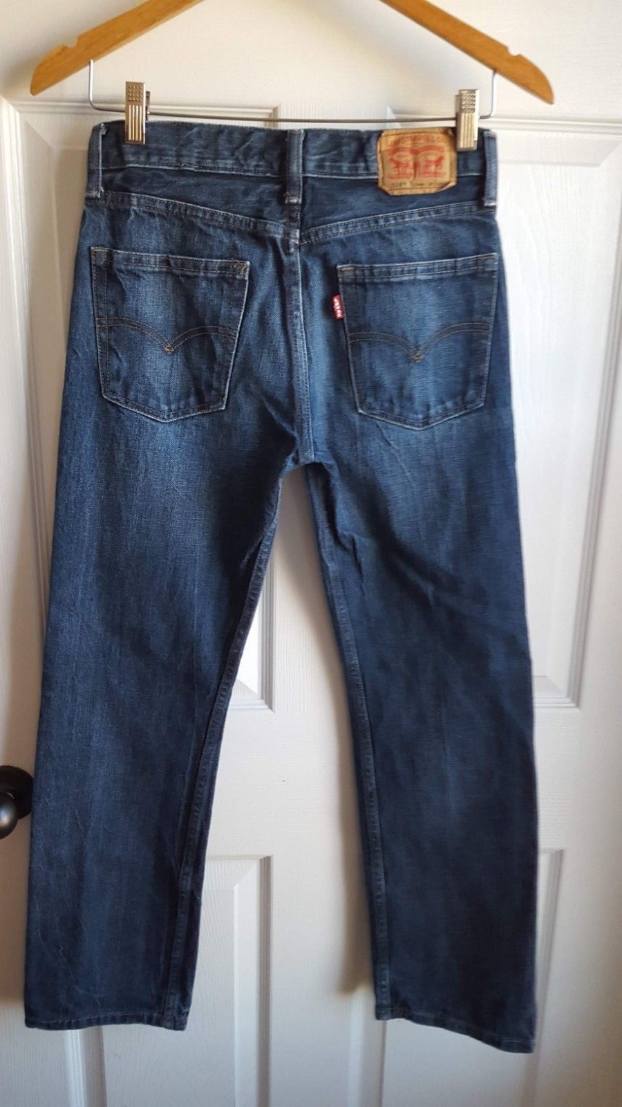Lot of 2 Levi's 514 Straight Leg Jeans Size 16 Reg 28x28 Denim