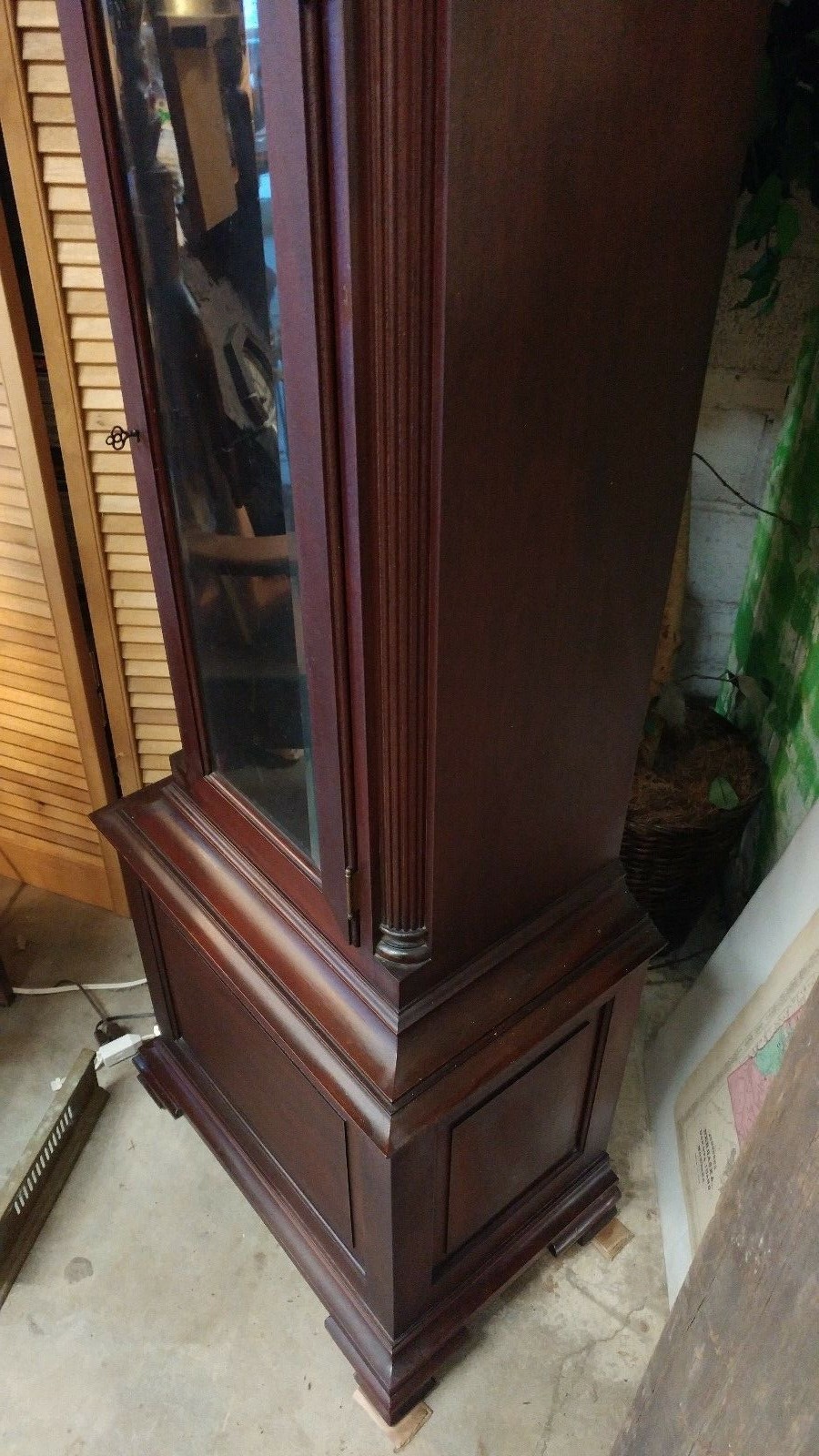 Antique Grandfather Clock Mahogany Tall Case - Baltimore - BEAUTIFUL Condition!