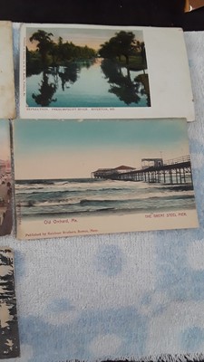 Vtg Eight Postcard Lot, Northeastern/Mid-Atlantic US - ME, MA, NY, DC(6215)