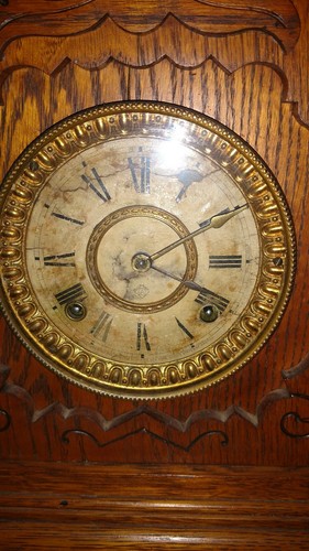 Ansonia Mantel Clock new york Eight Day  OLD