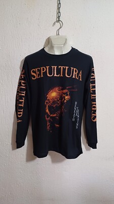 Sepultura beneath remains long sleeve shirt thrash metal sarcofago slayer sodom