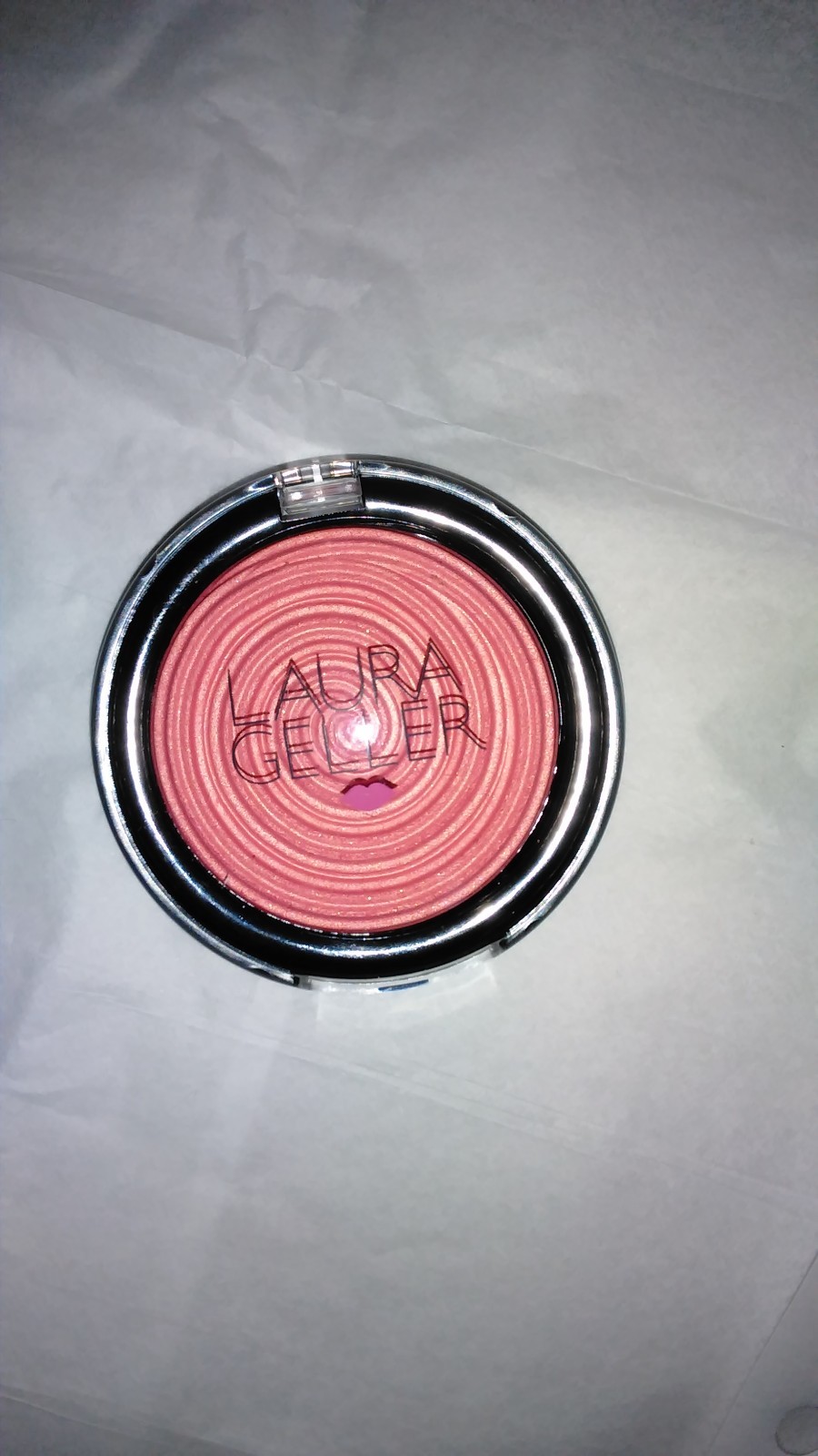 NEW LAURA GELLER BAKED GELATO VIVID SWIRL BLUSH ROSEWATER .17 OZ