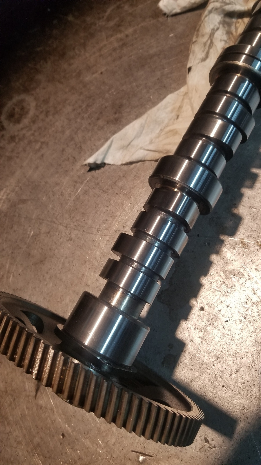 POLISHED 01-05 2001-2005 DURAMAX LB7 LLY USED CAMSHAFT 98077453 97211770 - Picture 3 of 6