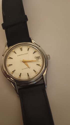 Men's Hamilton Automatic Swiss 25 Jewels Black Leather Band Watch Men's Hamilton Automatic Swiss 25 Jewels Black Leather Band Watch