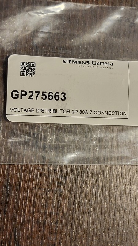 SIEMENS GAMESA GP275663 / EATON VOLTAGE DISTRIBUTOR 2P 80A 7