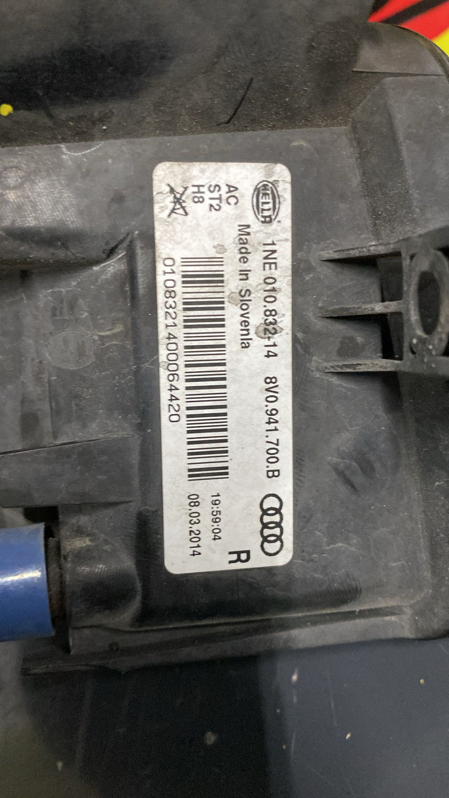 2014 - 2020 Audi A3 8V Ambition Sedan FWD Right Fog Light - thumbnail 3