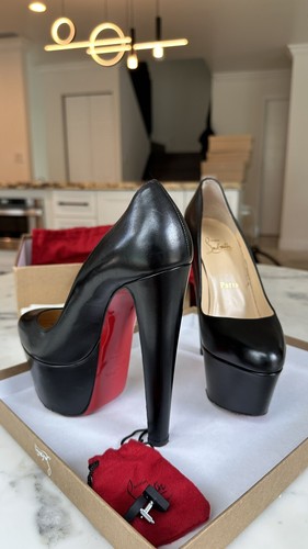 Christian Louboutin ブラック ハイヒール　37 1/2 楽天市場】CHRISTIAN LOUBOUTIN(クリスチャンルブタン) サイズ